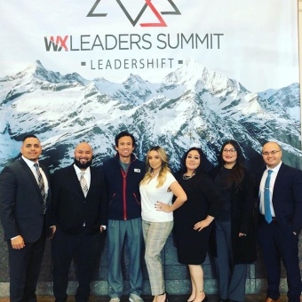 Group of dentists and team members at community event