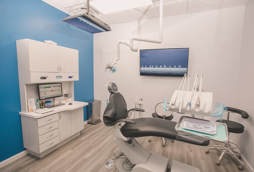 Dental exam room