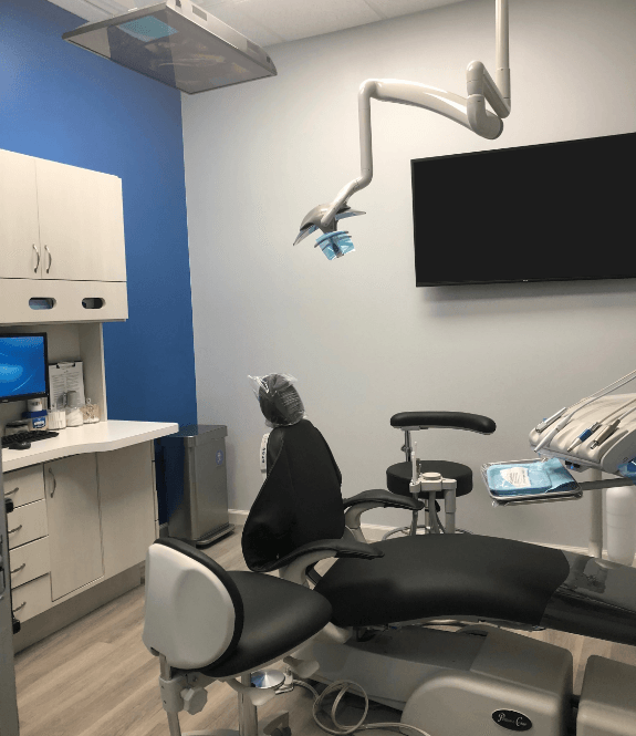 State-of-the-art dental exam room